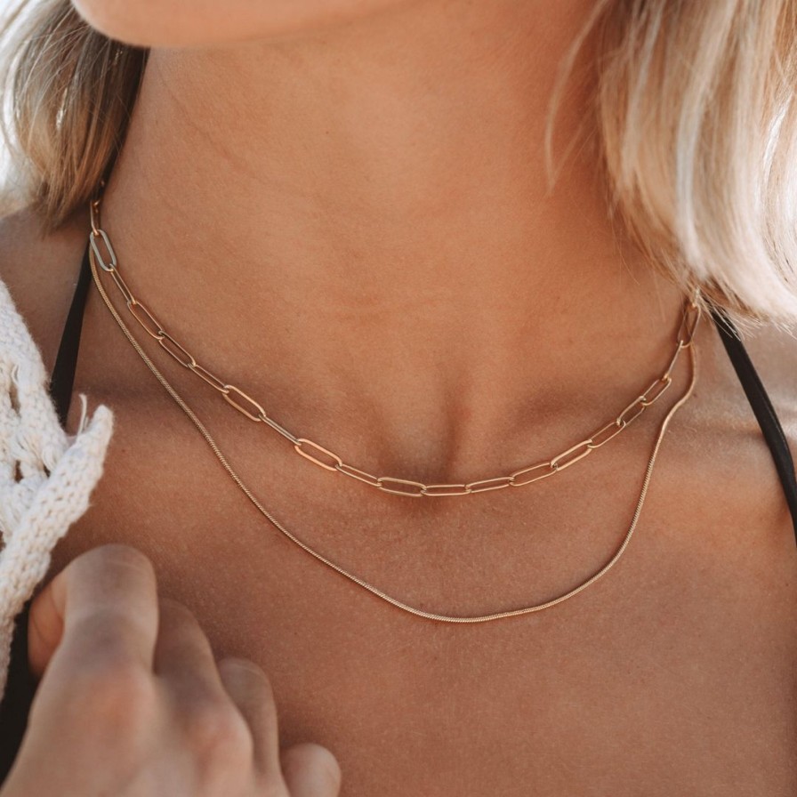 Necklacesnecklaces Atolea Jewelry | Melrose Layered Necklace