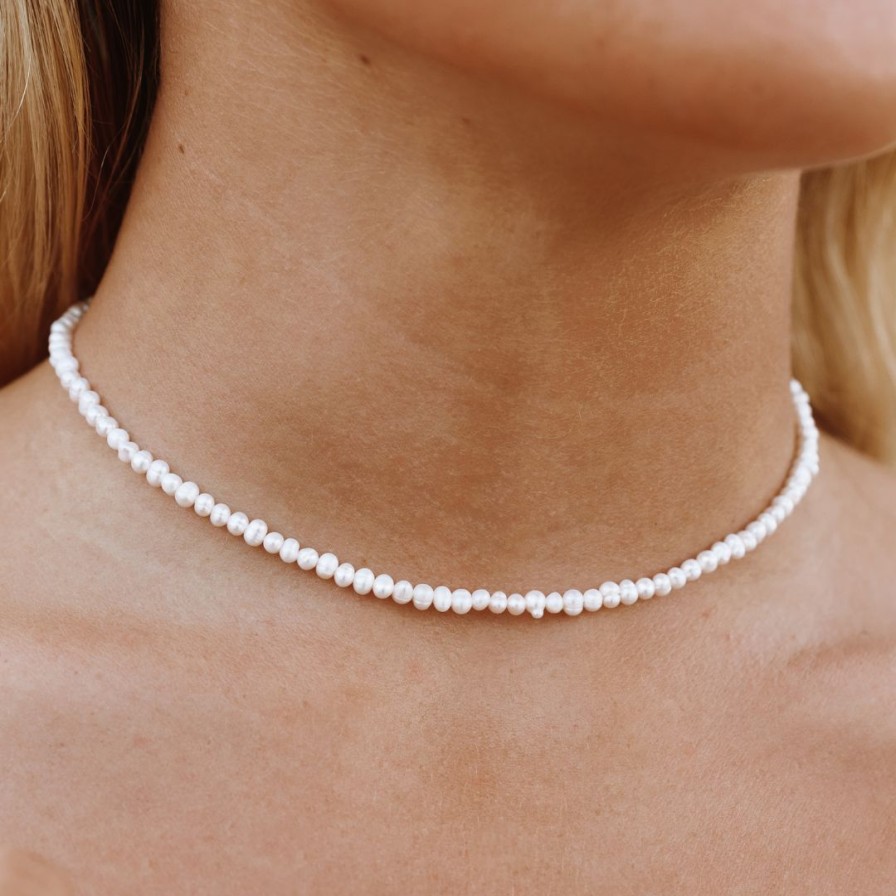 Pearlspearls Atolea Jewelry | Mini Freshwater Pearl Choker