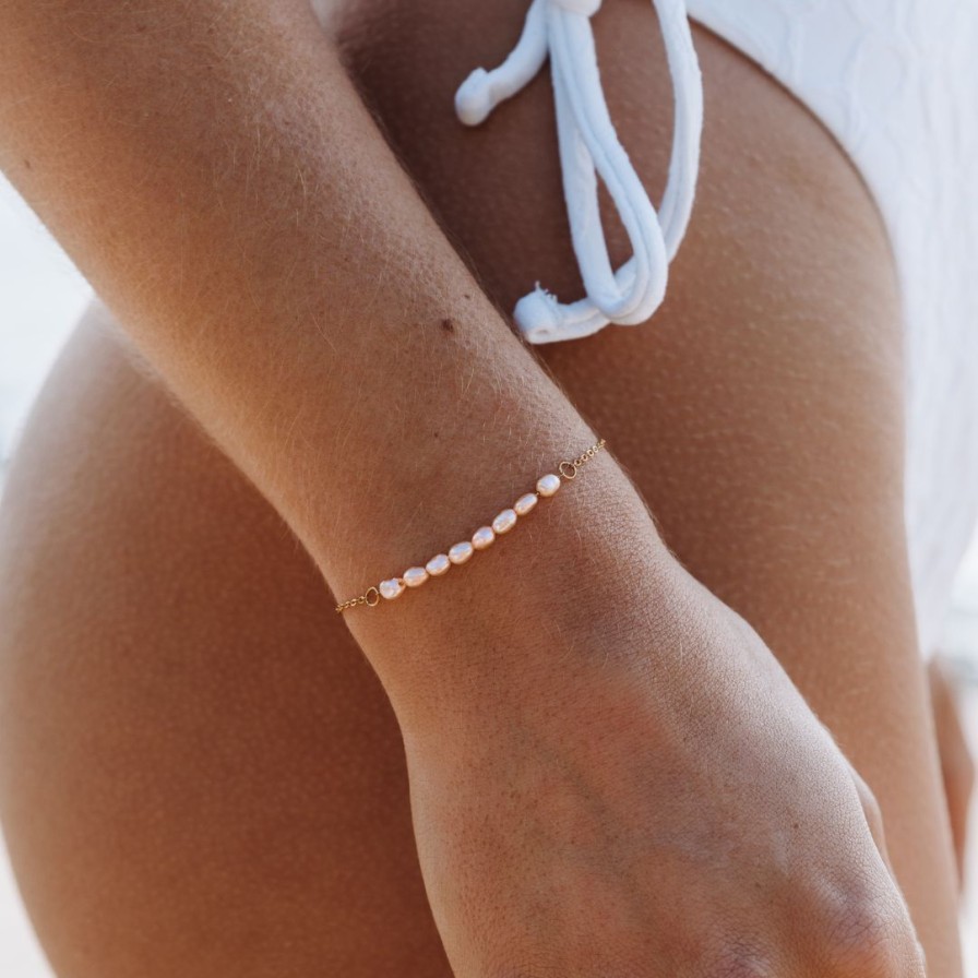 Braceletsbracelets Atolea Jewelry | Pink Freshwater Pearl Bracelet